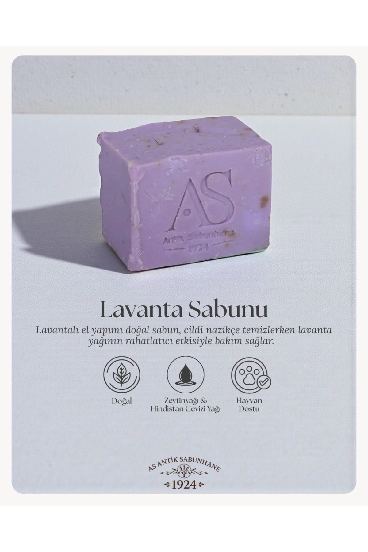 Antik Sabunhane'den El Üretimi Lavanta Sabunu
