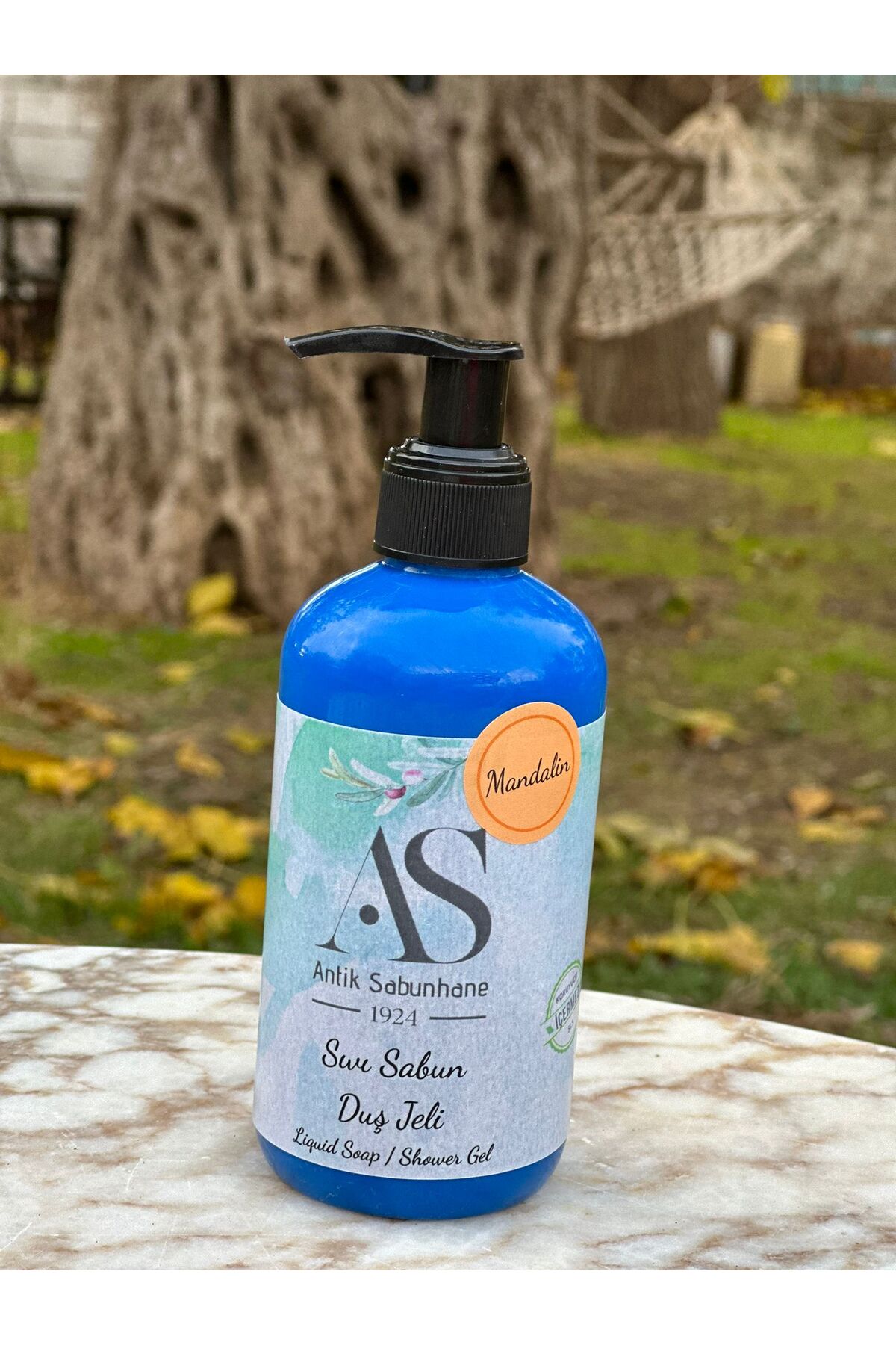 Mandalinalı Doğal Gliserinli Sıvı Zeytinyağı Duş Sabunu/El Sabunu 250 ML