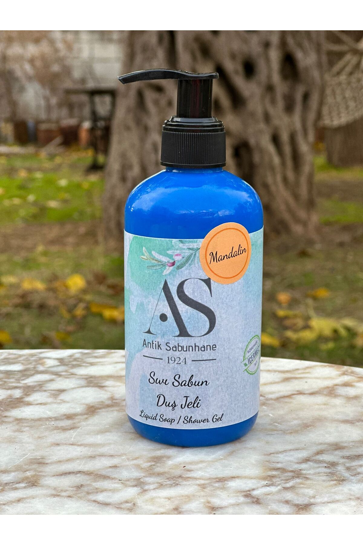Mandalinalı Doğal Gliserinli Sıvı Zeytinyağı Duş Sabunu/El Sabunu 250 ML — görsel 3