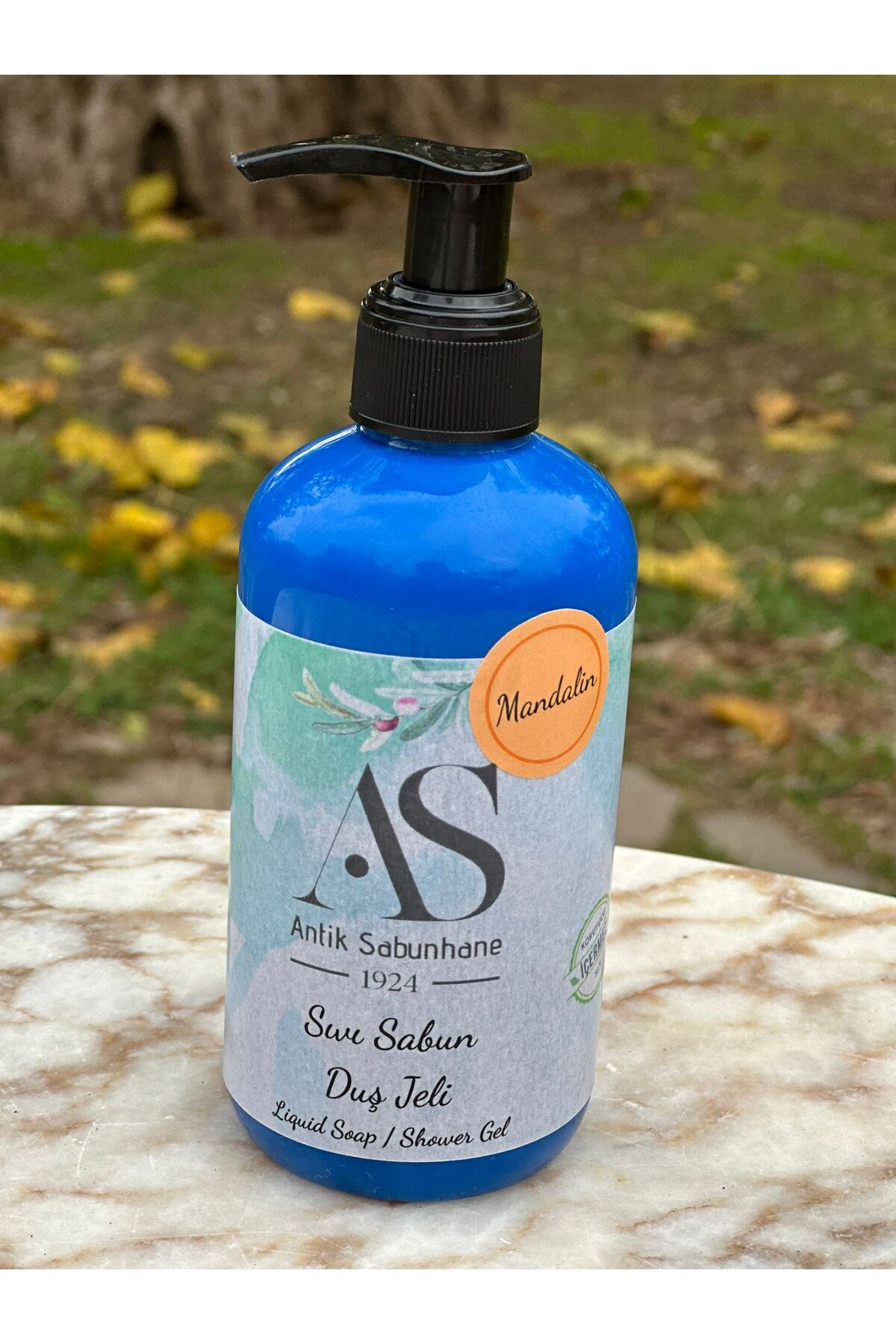 Mandalinalı Doğal Gliserinli Sıvı Zeytinyağı Duş Sabunu/El Sabunu 250 ML — görsel 2