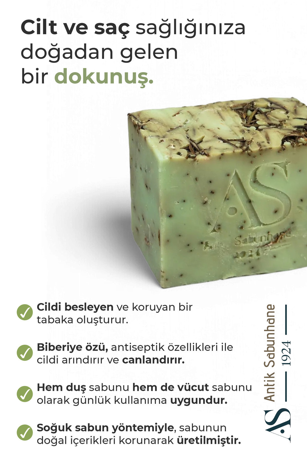 Doğal Biberiye Sabunu — görsel 3