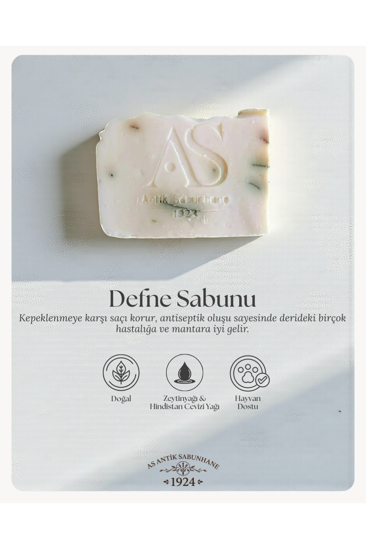 Doğal Defne Sabunu- Antiksabunhane
