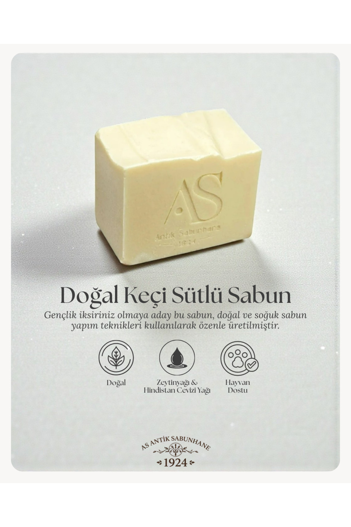 Doğal Keçi Sütlü Sabun