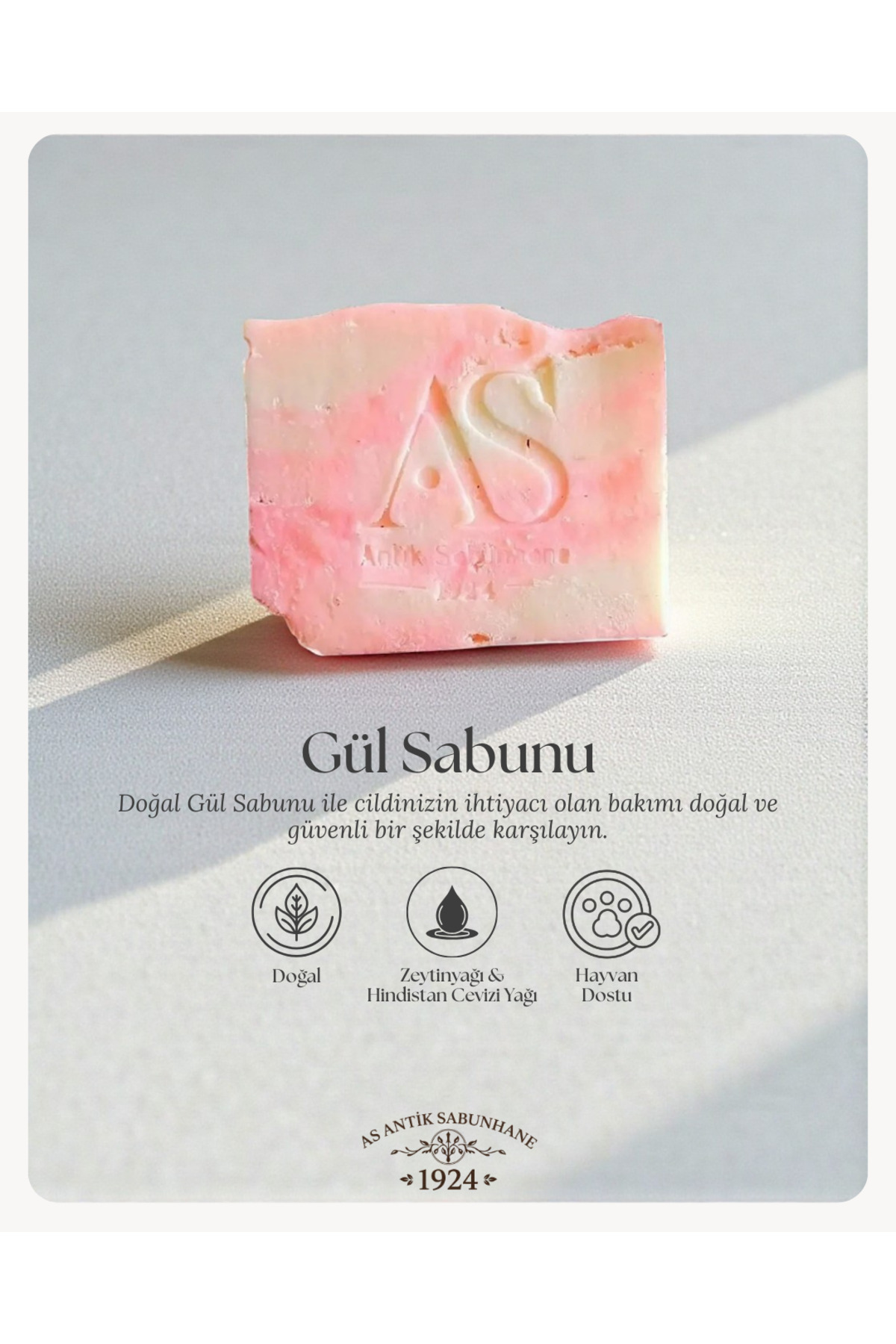 Doğal Gül Sabunu