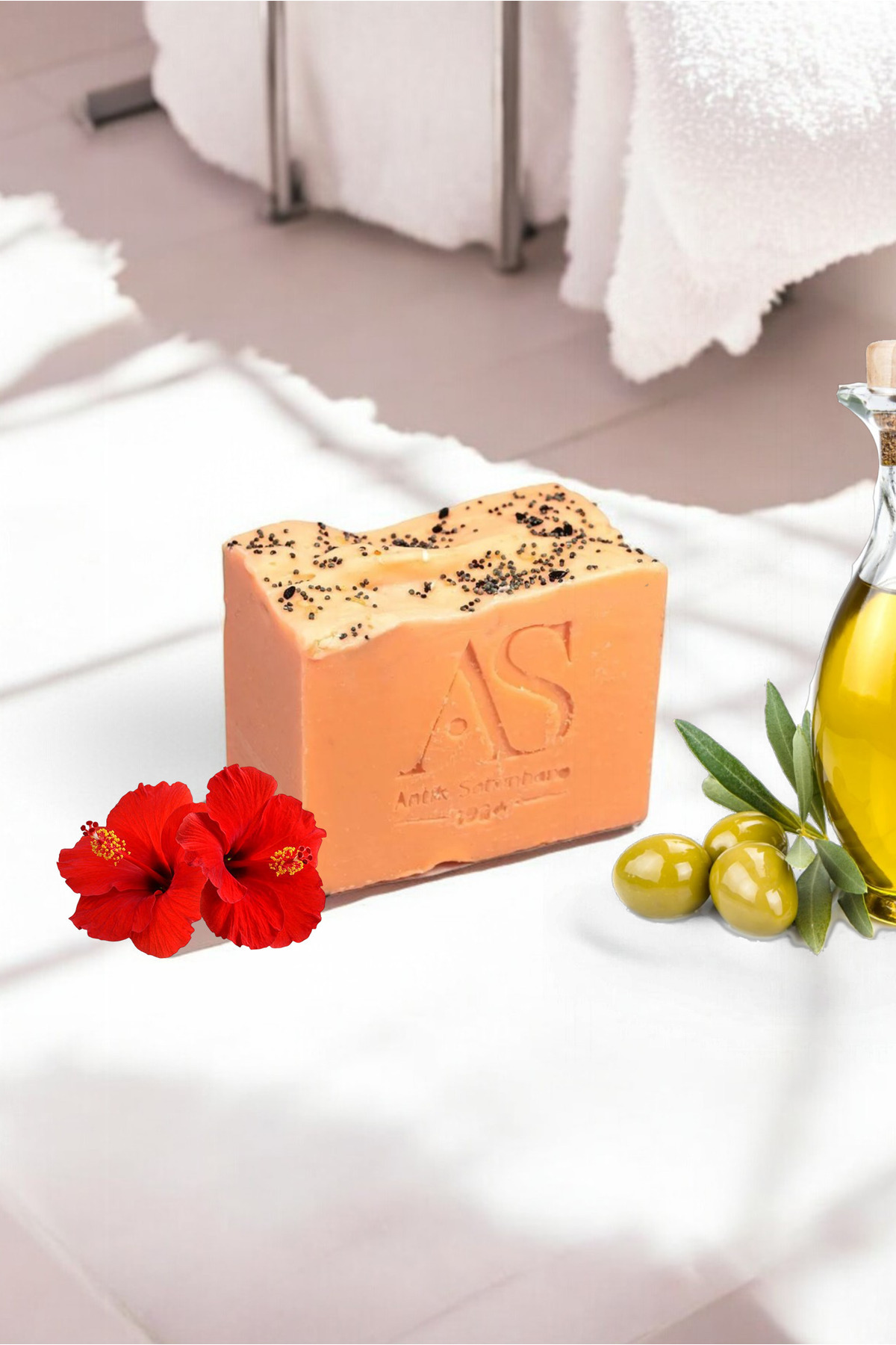 Doğal Amber Sabunu – Zeytinyağı &amp; Shea Butter Ile Cilt Canlandırma — görsel 2