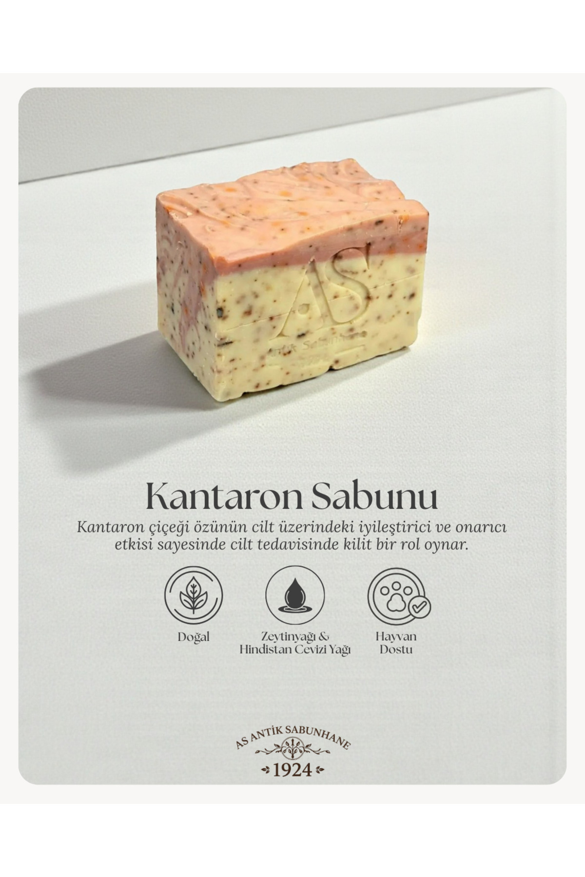 Doğal Kantaron Sabunu-antiksabunhane