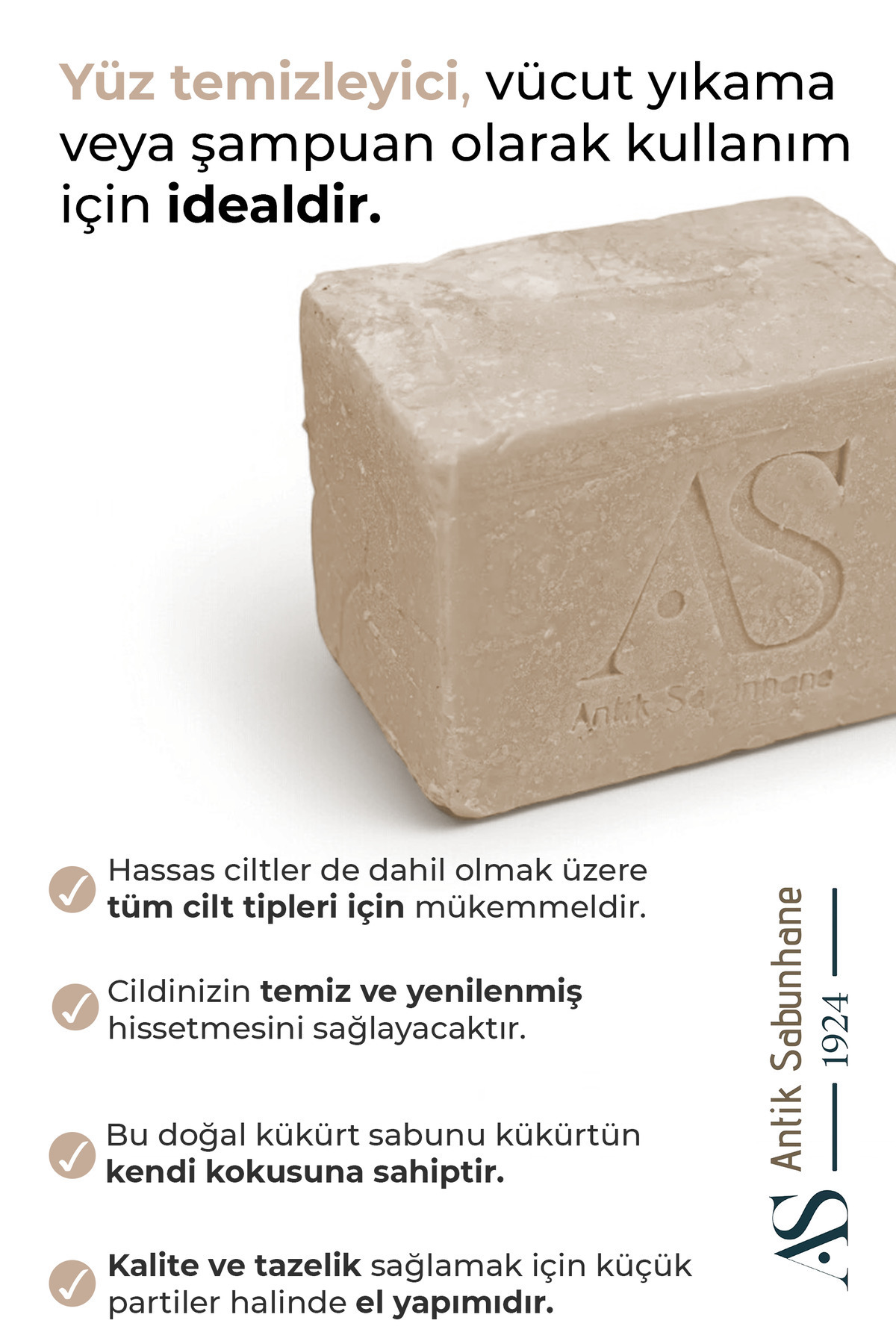 Doğal Kükürt Sabunu — görsel 3
