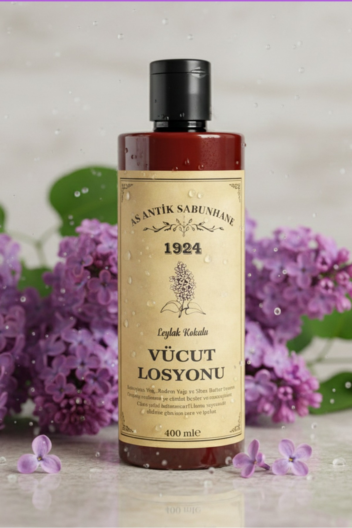 Leylak Kokulu Doğal Vücut Losyonu - 400 ml — görsel 2