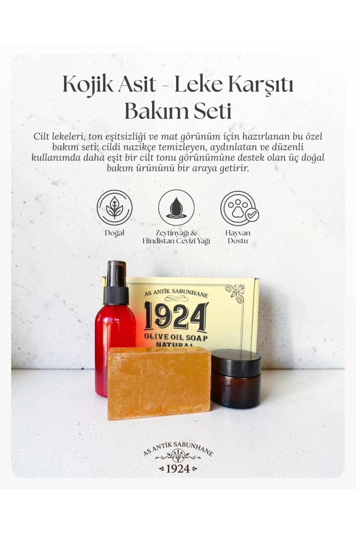 Kojik Asit Leke Karşıtı Bakım Seti