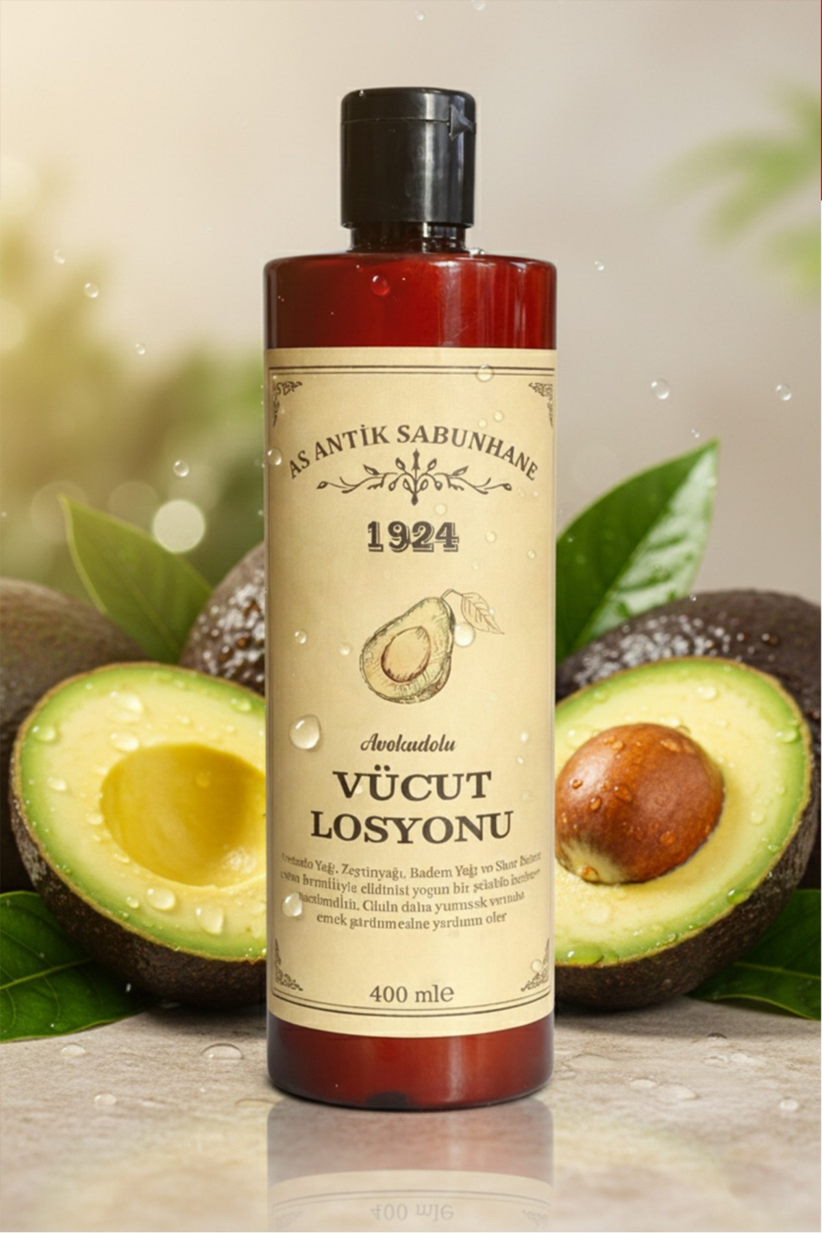 Avokado Yağlı Doğal Vücut Losyonu 400 ml — görsel 2
