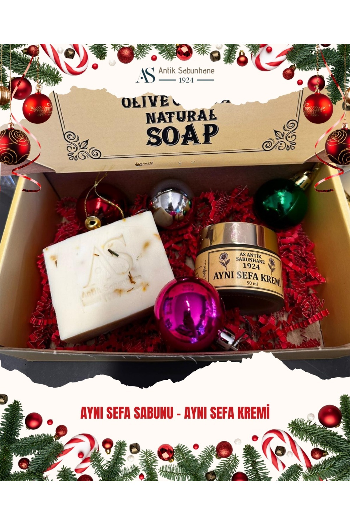 Aynı Sefa Sabunu & Aynı Sefa Kremi Hediye Seti (2'li Set)