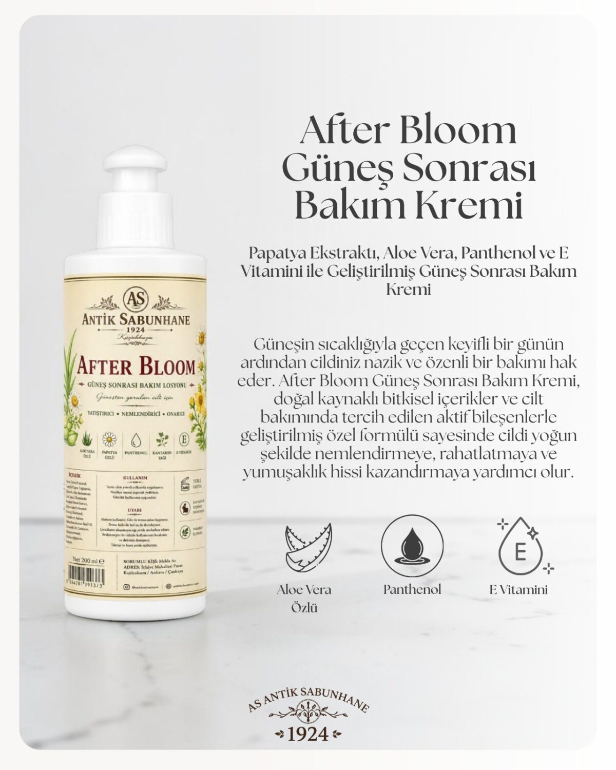After Bloom Güneş Sonrası Bakım Kremi