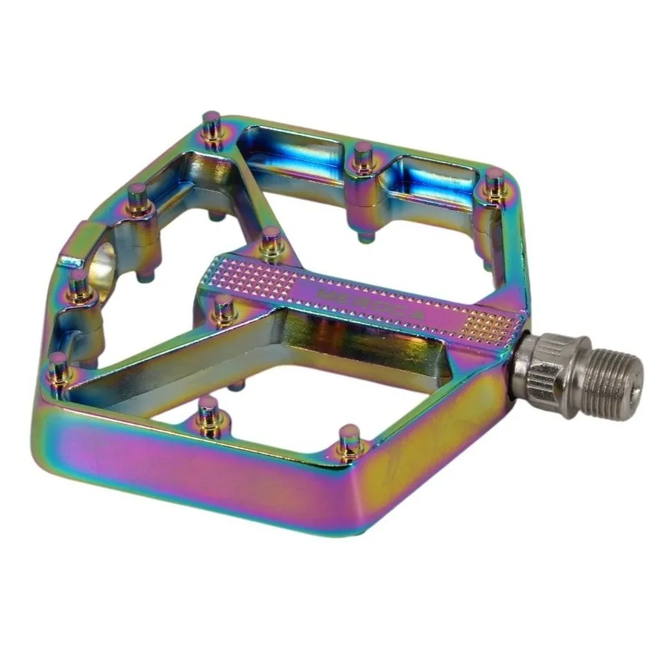 Meroca B632 Alüminyum Rulmanlı Platform Bisiklet Pedalı Rainbow — görsel 3